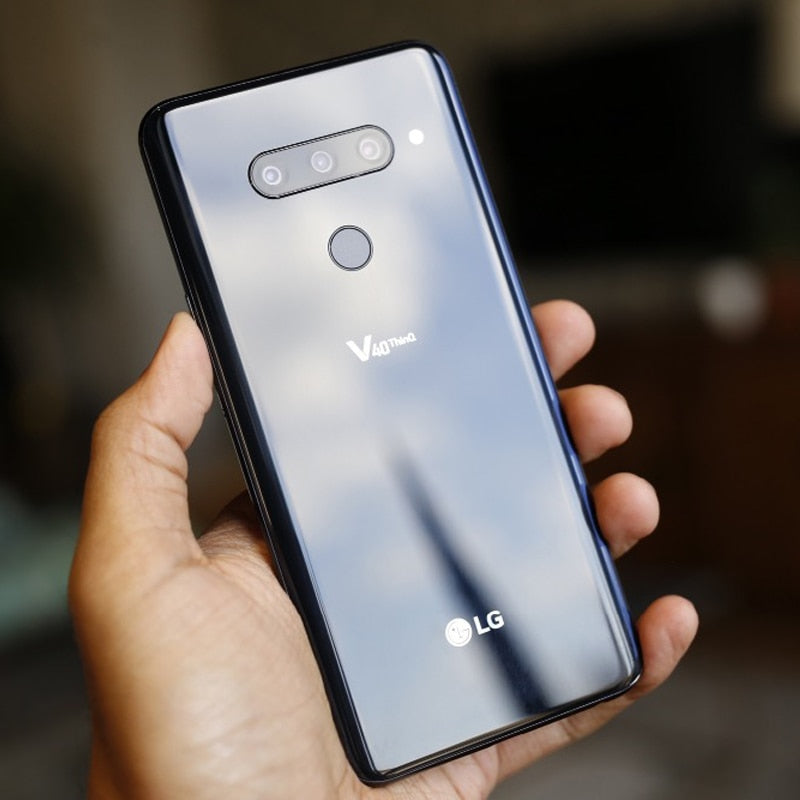 Original LG V40 ThinQ 6.4" 6GB RAM Android Octa Core dual front 3 rear Cameras Fingerprint SmartPhone