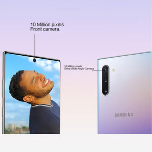 Samsung Galaxy Note 10 Android9.0 6.3"AMOLED Full screen 2280*1080 8G 256G Fingerprint+Face ID 3500mAh Octa Core 4 cameras S Pen