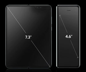 Samsung Galaxy Fold 1  SM-F907N 4.6/7.3" Display 12G RAM 512G Storage Android 12MP Triple Rear Camera